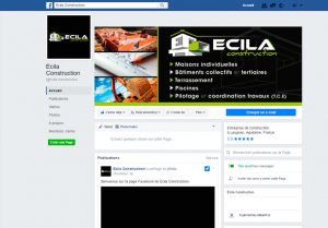 Ecila Construction page facebook B'com